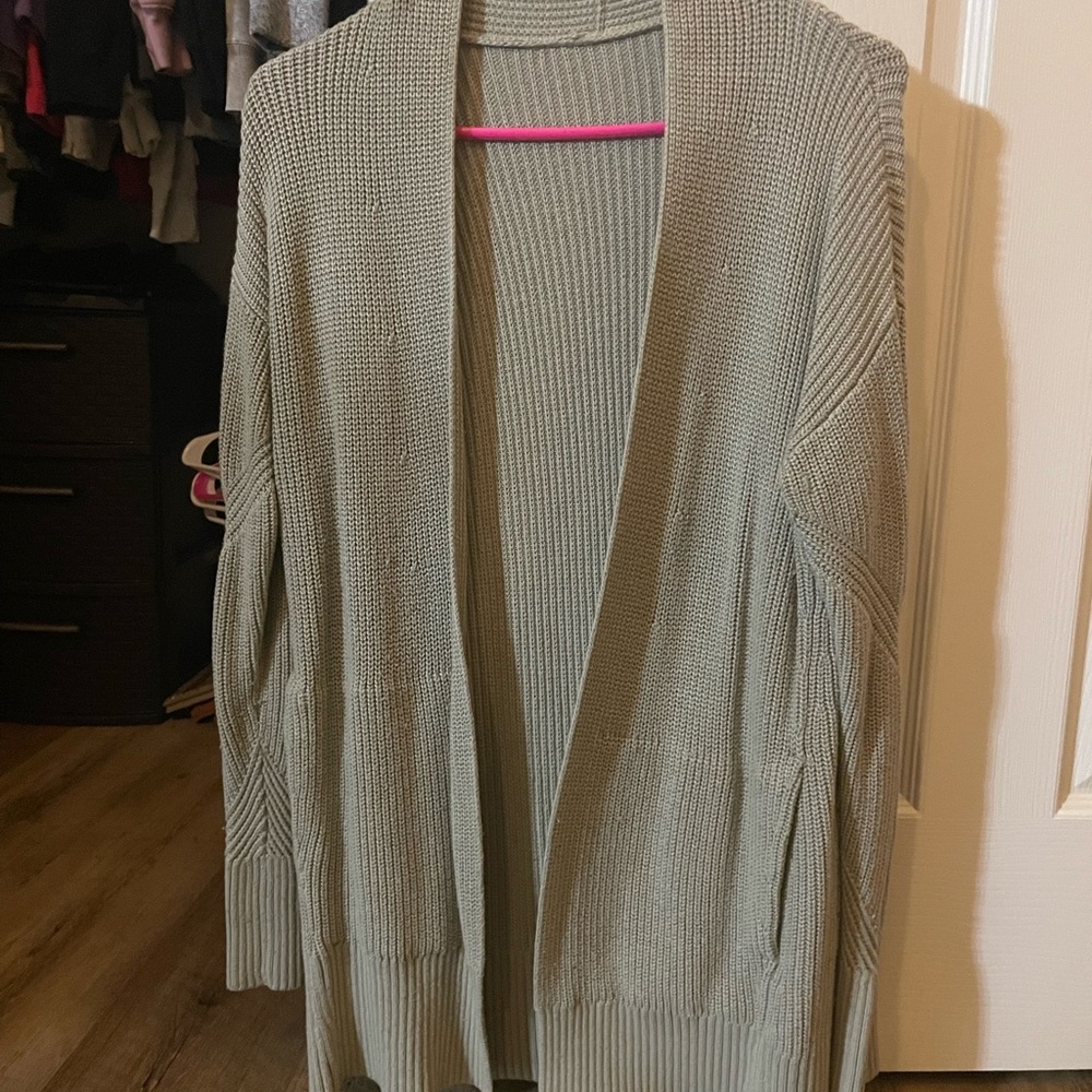 Lululemon Athletica Sage Green Cardigan